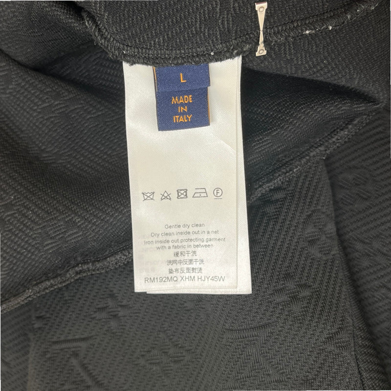 Men's Monogram Fleece Jacket Black Size L