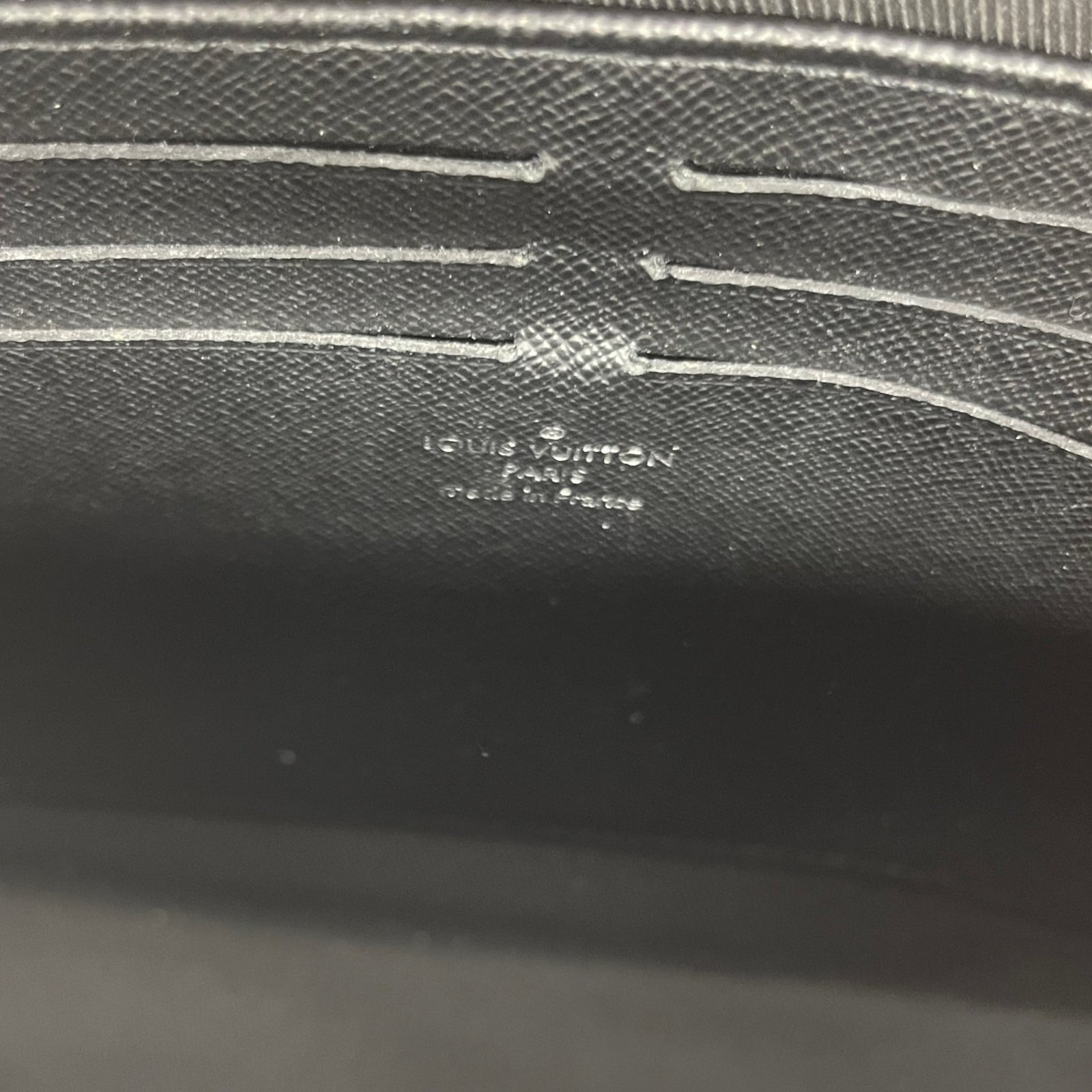 Men's Monogram Eclipse Pochette Voyage Mm Pouch Charcoal - Photo 11