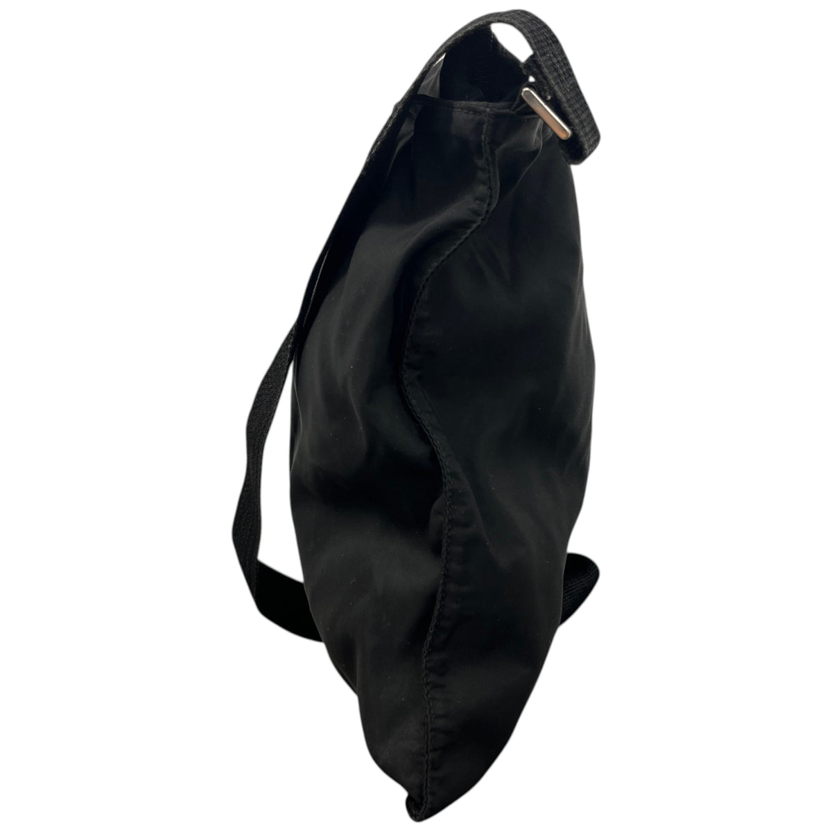 Men's Tessuto Nylon Messenger Bag Black - Photo 6