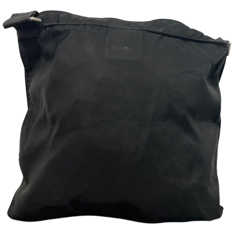 Men's Tessuto Nylon Messenger Bag Black