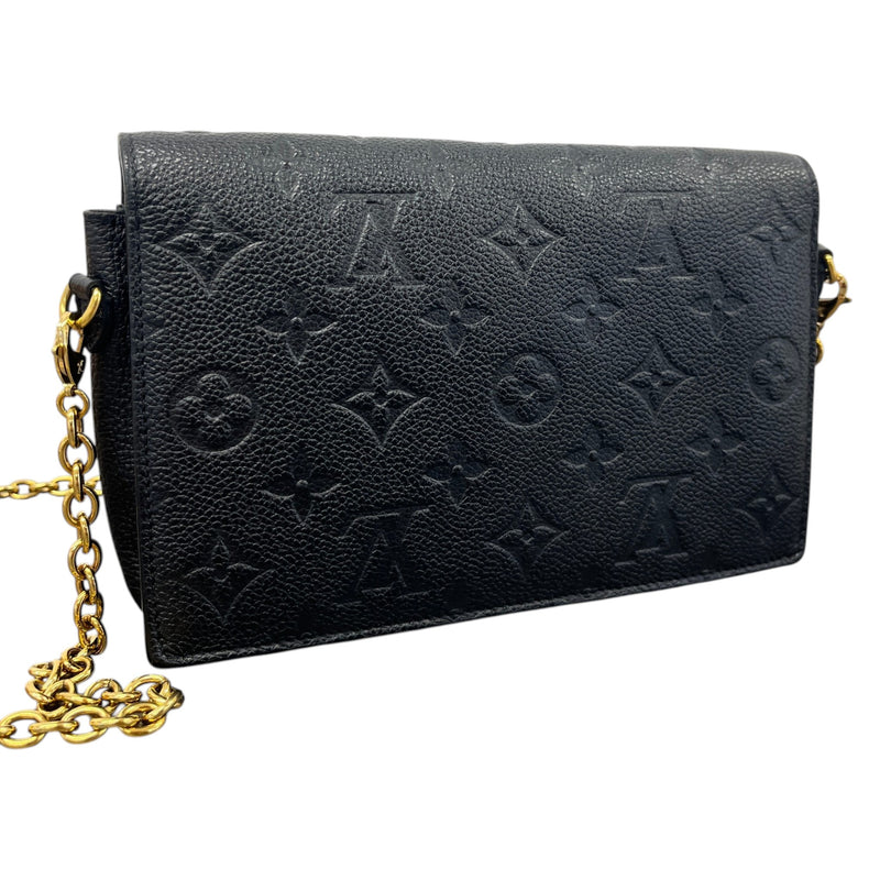 Women's Vavin Wallet On Chain Crossbody Bag Black