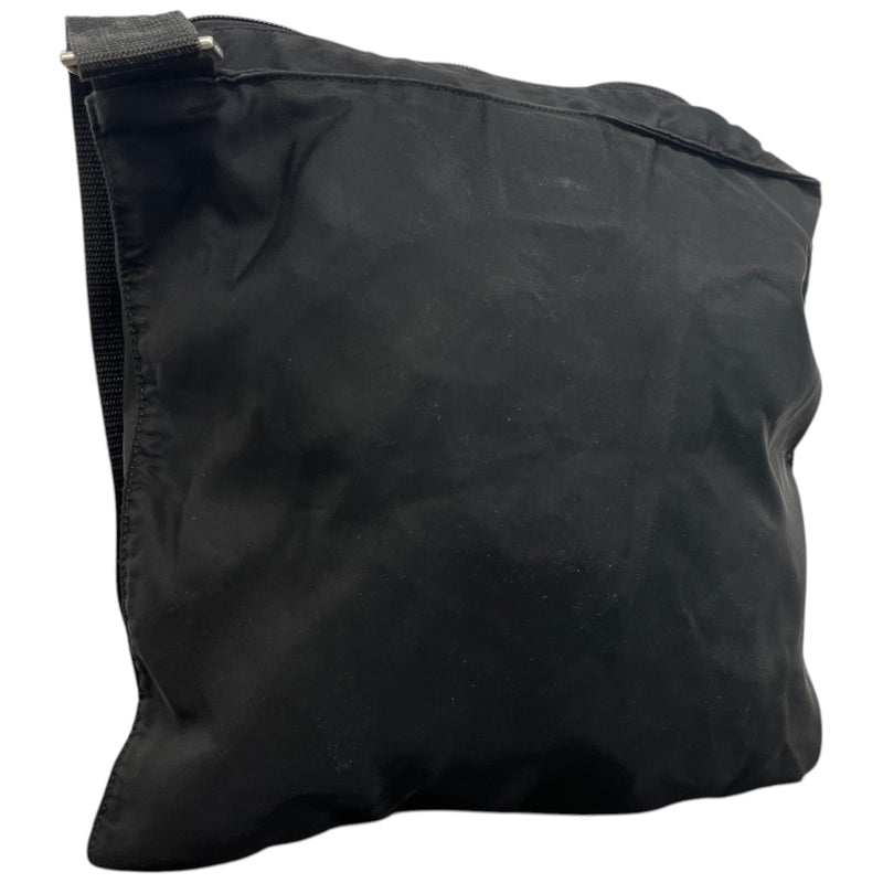 Men's Tessuto Nylon Messenger Bag Black