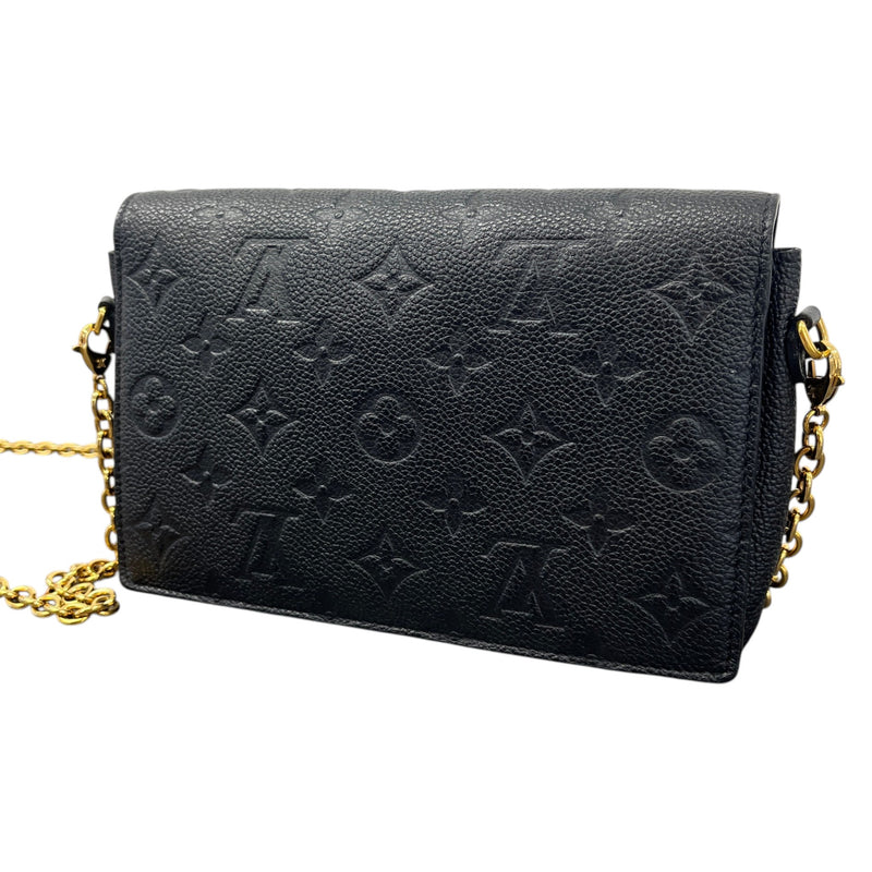 Women's Vavin Wallet On Chain Crossbody Bag Black