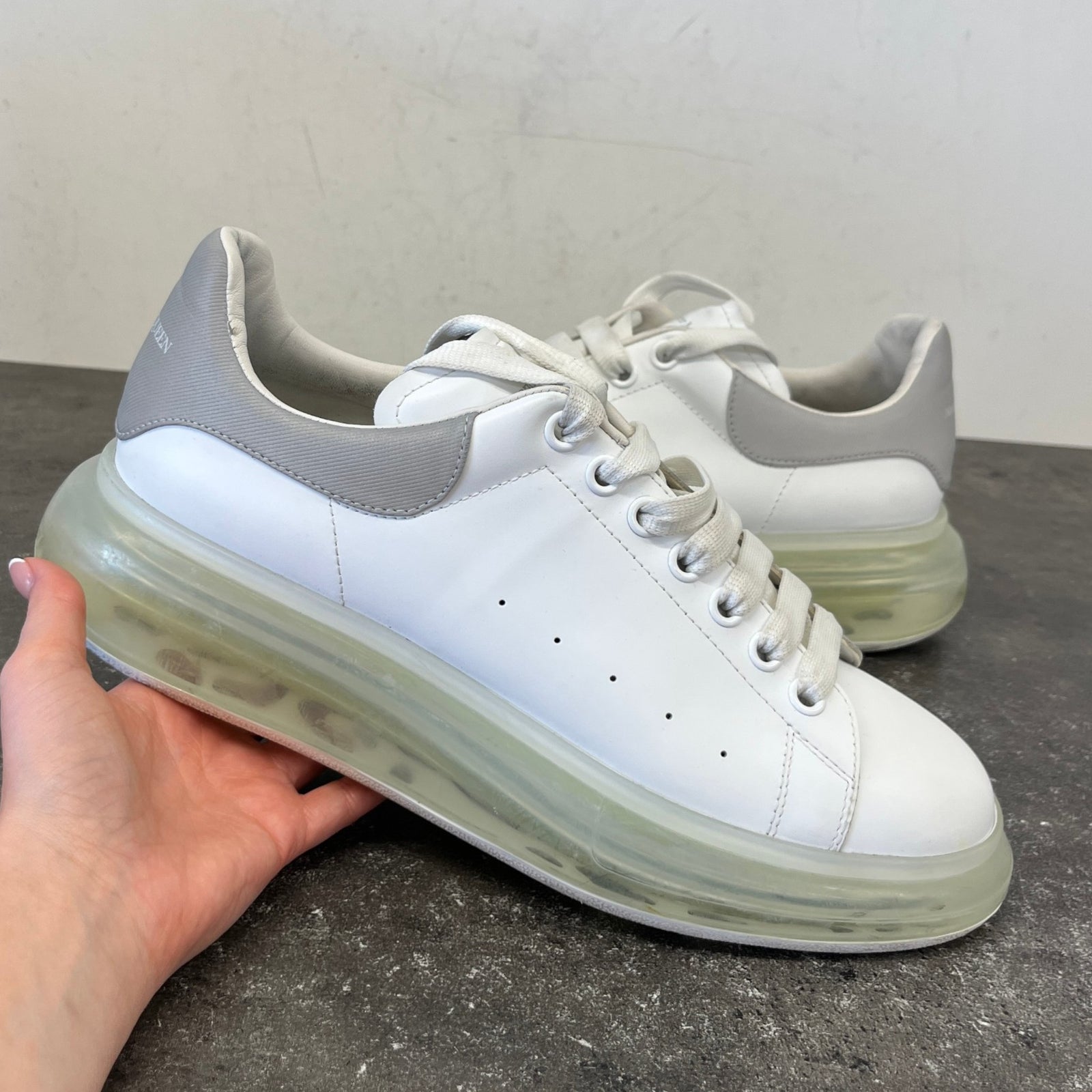Men's Oversized Low Trainers White Size EU 43 / UK 9 - Photo 12