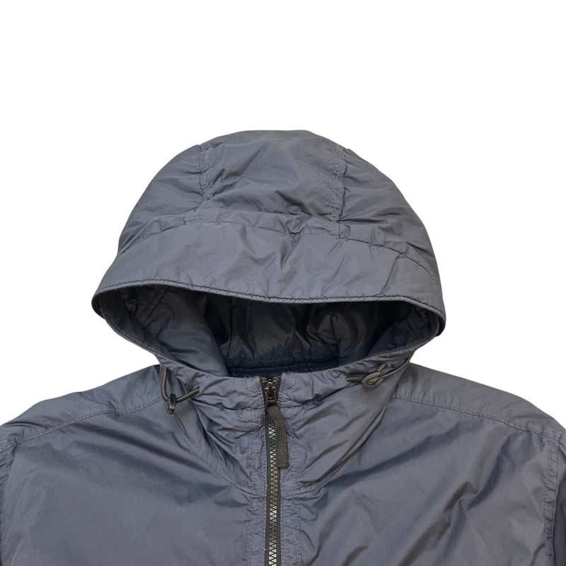 Men's Crinkle Reps Hooded Jacket Navy Size M
