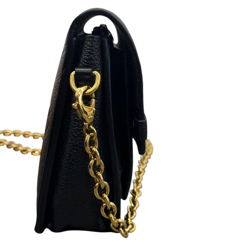 Women's Vavin Wallet On Chain Crossbody Bag Black