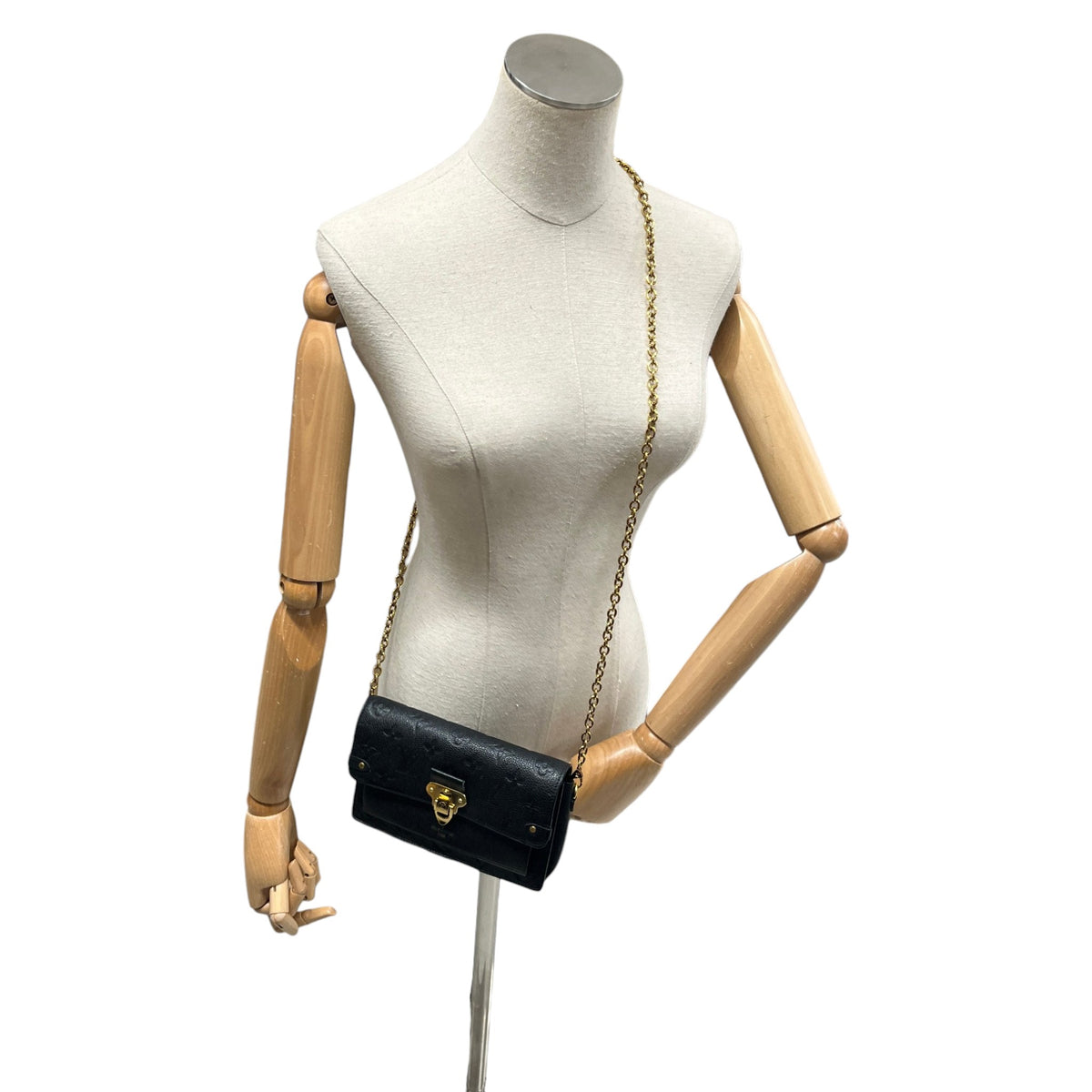 Women's Vavin Wallet On Chain Crossbody Bag Black - Photo 2
