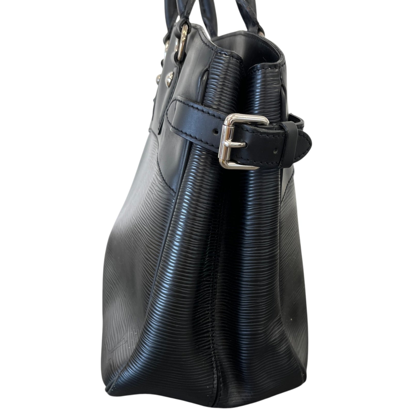 Women's Epi Leather Passy Pm Bag Black - Photo 7
