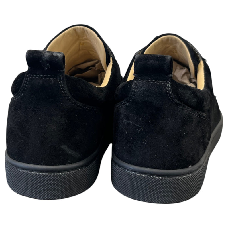 Men's Louis Spikes Flat Low Trainers Black Size UK 8 / EU 42