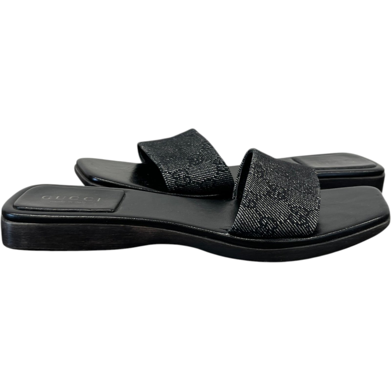 Women's Gg Supreme Platform Sandals Black Size EU 40 / UK 7 - Photo 3