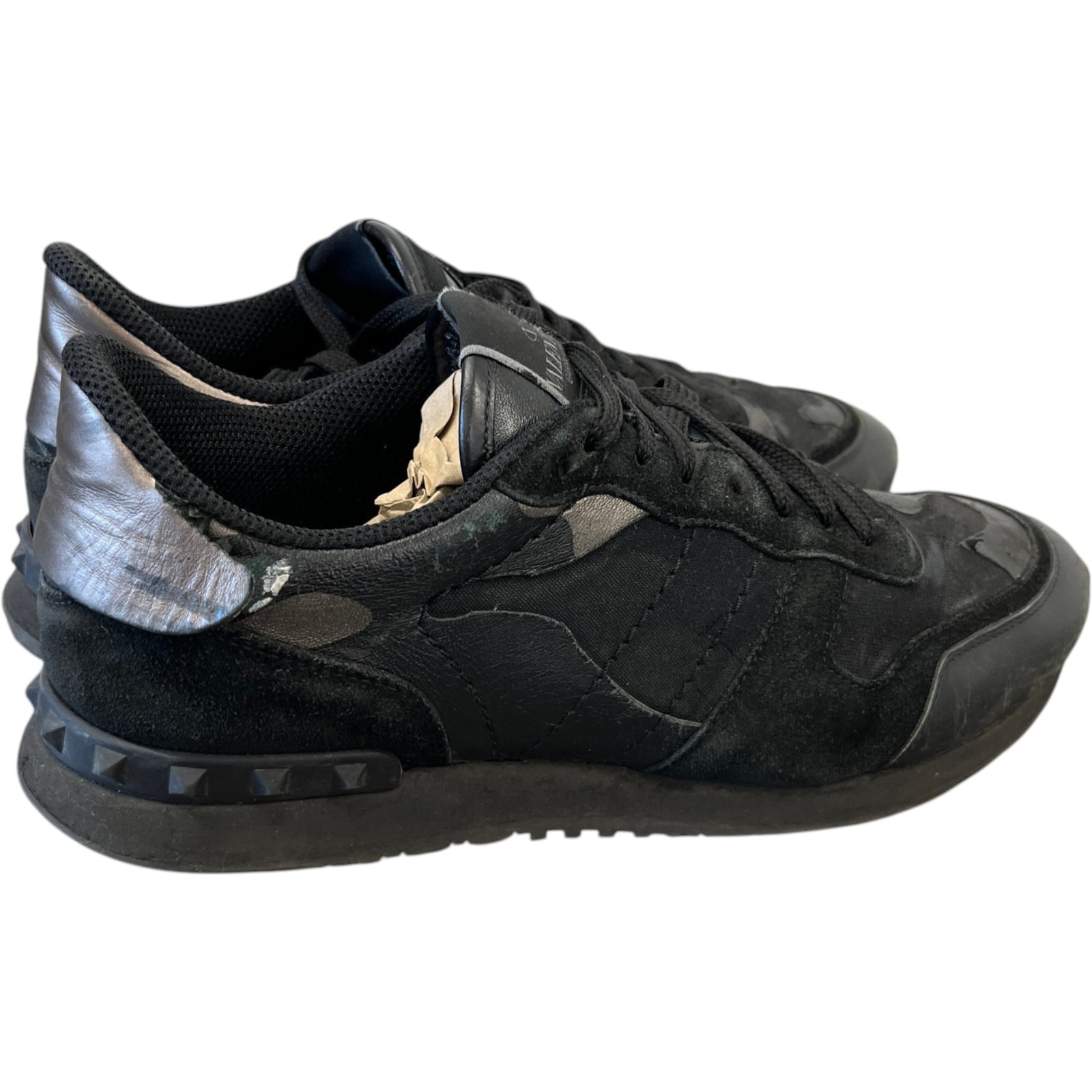 Men's Rock Runner Low Trainers Black Size EU 43 / UK 9 - Photo 8