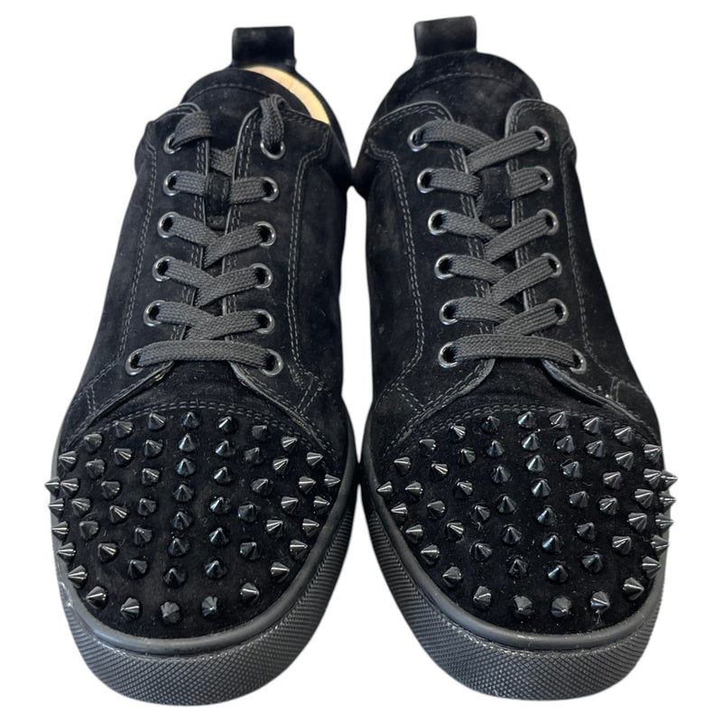 Men's Louis Spikes Flat Low Trainers Black Size UK 8 / EU 42