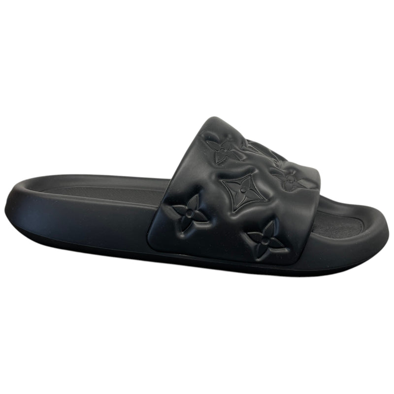 Men's Waterfront Mules Slides Black Size UK 5 / EU 39