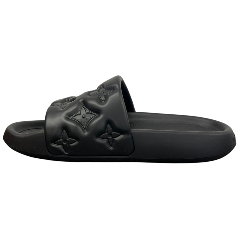 Men's Waterfront Mules Slides Black Size UK 5 / EU 39