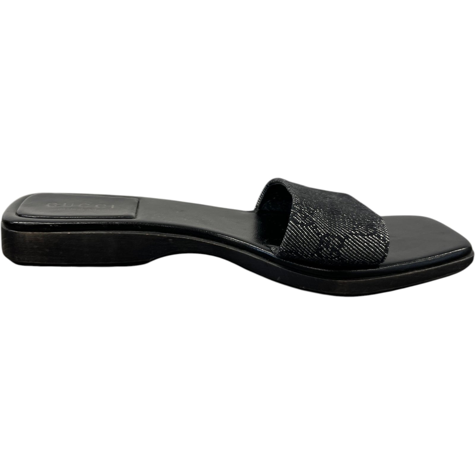 Women's Gg Supreme Platform Sandals Black Size EU 40 / UK 7 - Photo 4
