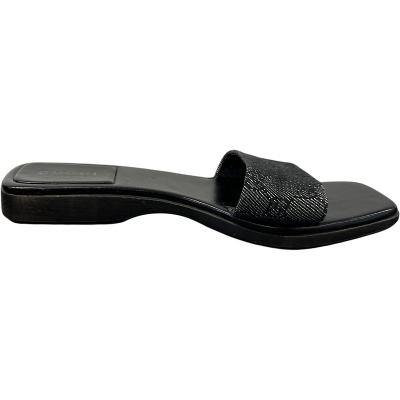 Women's Gg Supreme Platform Sandals Black Size EU 40 / UK 7