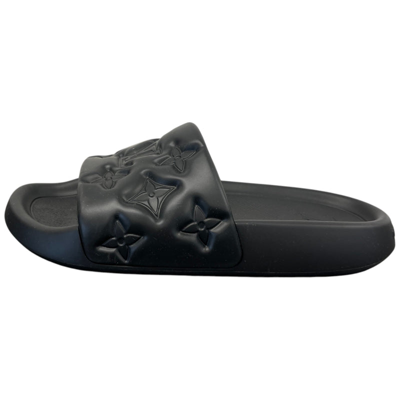 Men's Waterfront Mules Slides Black Size UK 5 / EU 39