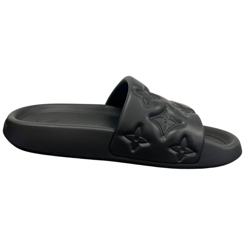 Men's Waterfront Mules Slides Black Size UK 5 / EU 39