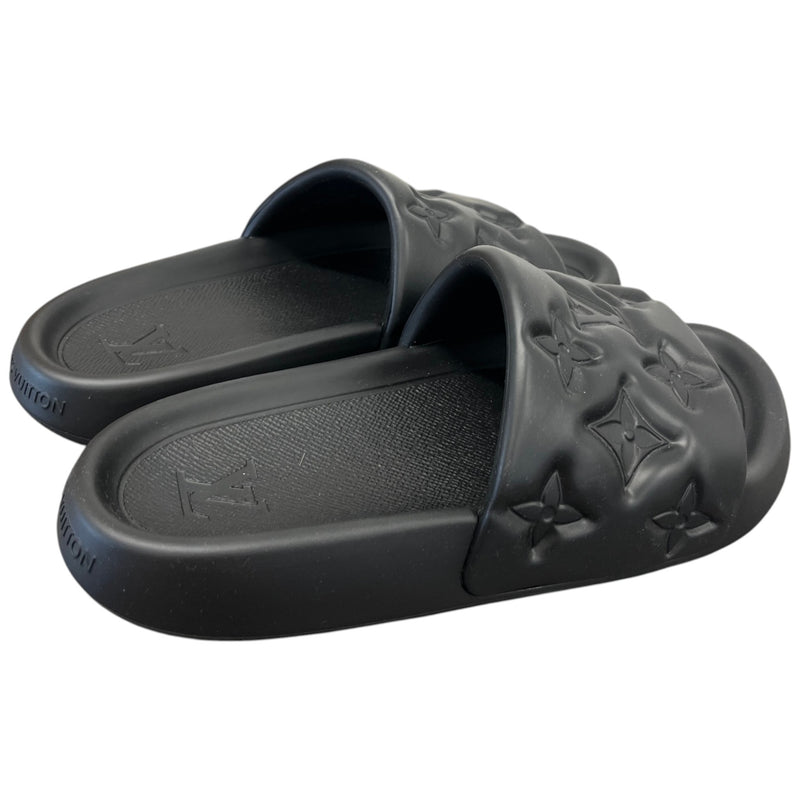 Men's Waterfront Mules Slides Black Size UK 5 / EU 39