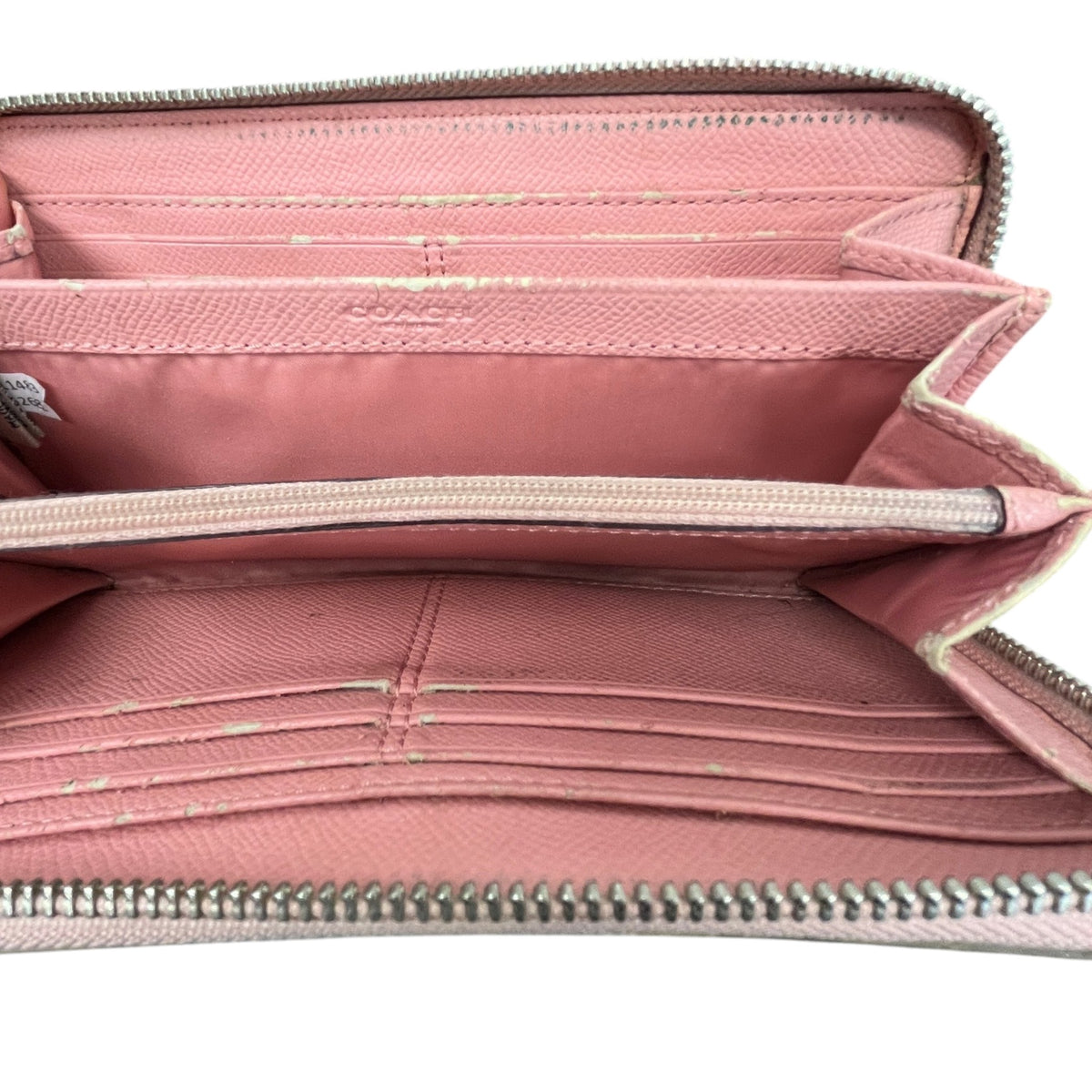 Women's Signature C Zip Around Wallet Beige - Photo 9