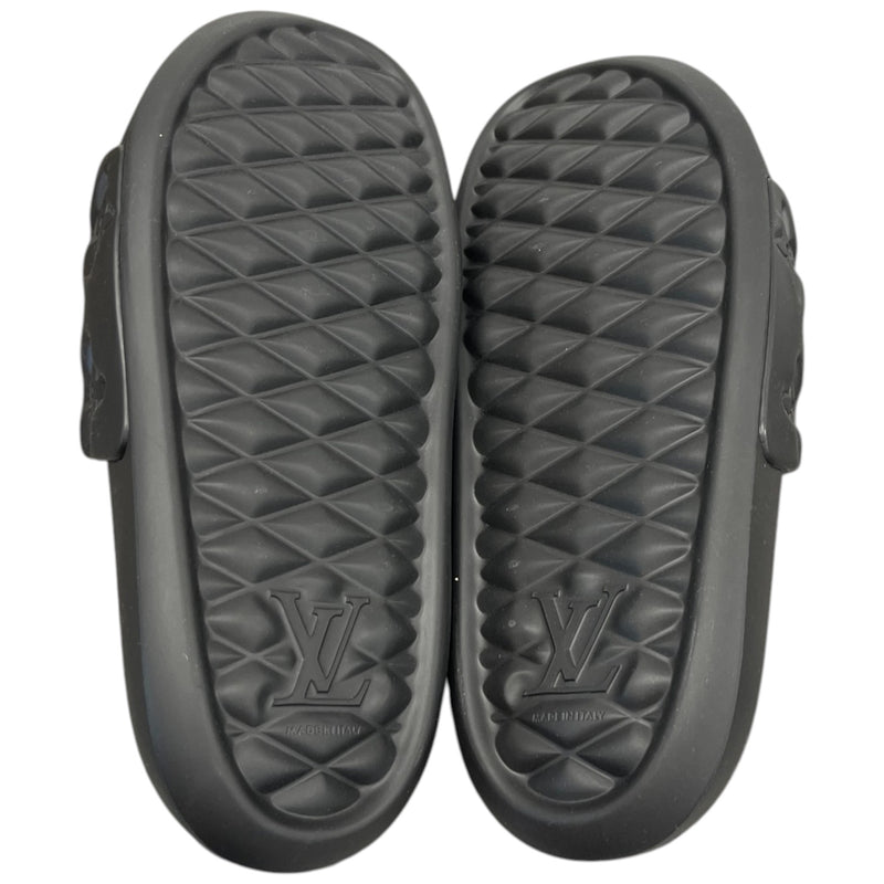 Men's Waterfront Mules Slides Black Size UK 5 / EU 39