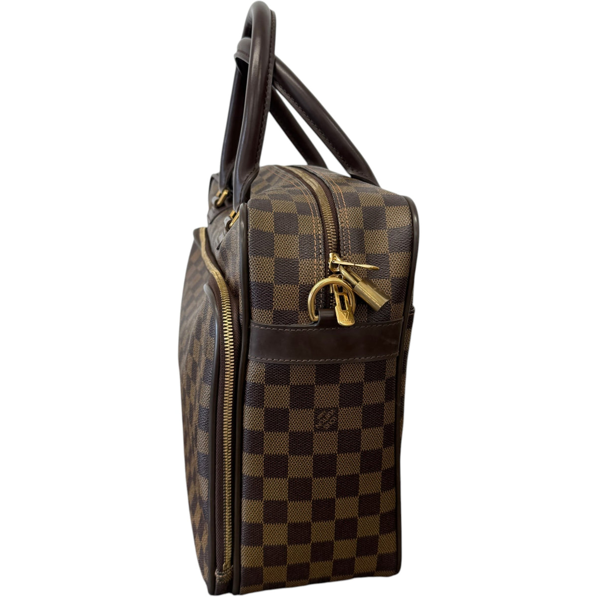 Men's Damier Ebene Icare Briefcase Brown - Photo 5