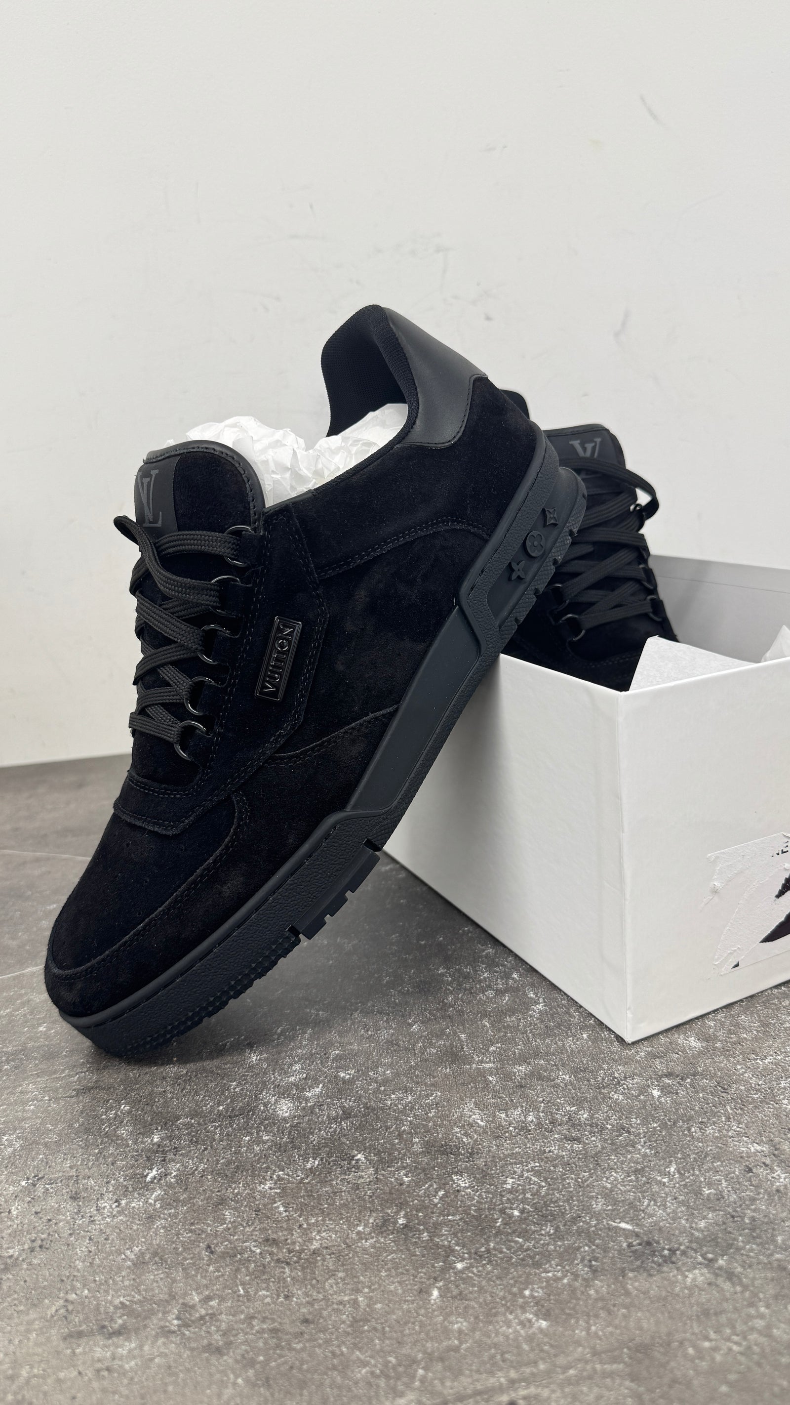 Men's lv Low Trainers Black Size UK 8 / EU 42 - Photo 11