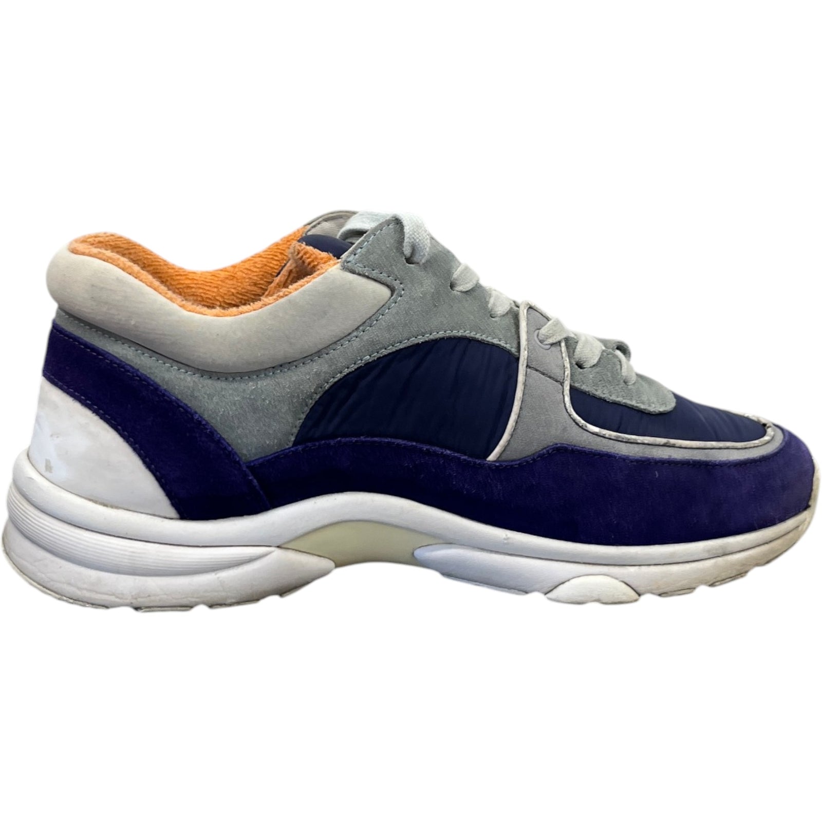 Men's Cc Logo Low Trainers Purple Size EU 40 / UK 6 - Photo 4