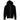 Men's Zip Hoodie Black Size M