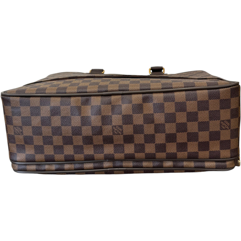 Men's Damier Ebene Icare Briefcase Brown