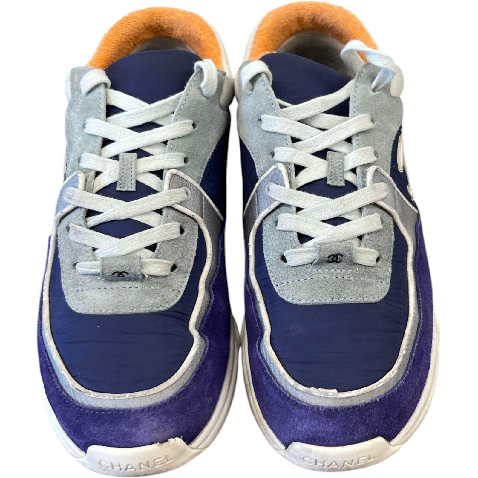Men's Cc Logo Low Trainers Purple Size EU 40 / UK 6 - Photo 6