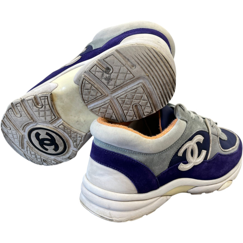 Men's Cc Logo Low Trainers Purple Size EU 40 / UK 6