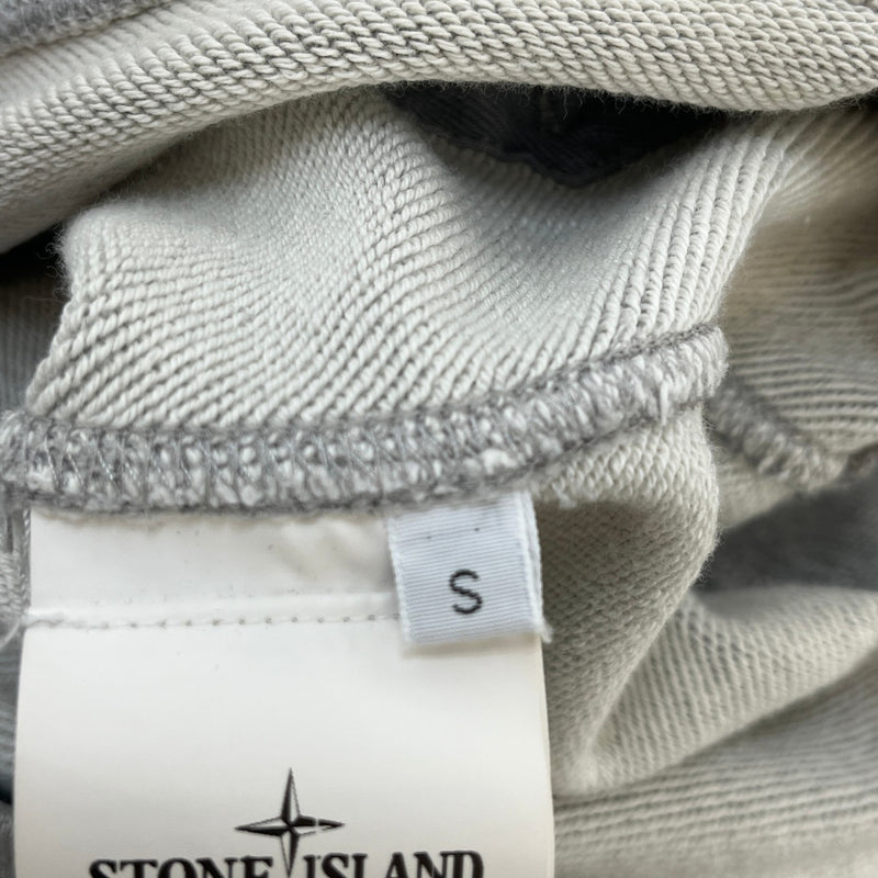 Men's Applique Logo Hoodie Grey Size S