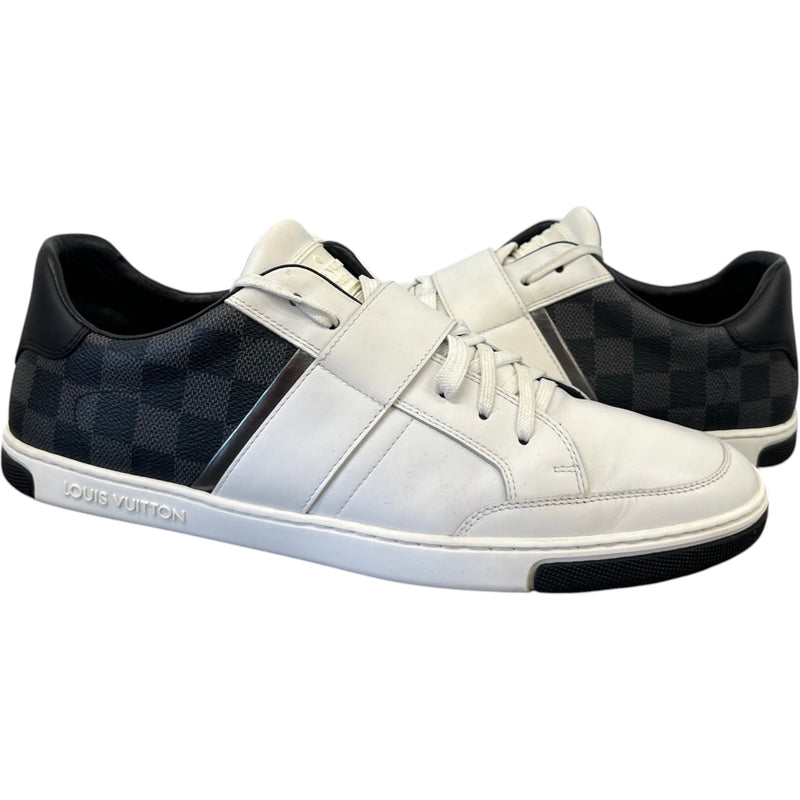 Men's Damier Graphite Low Trainers White Size EU 42.5 / UK 8.5