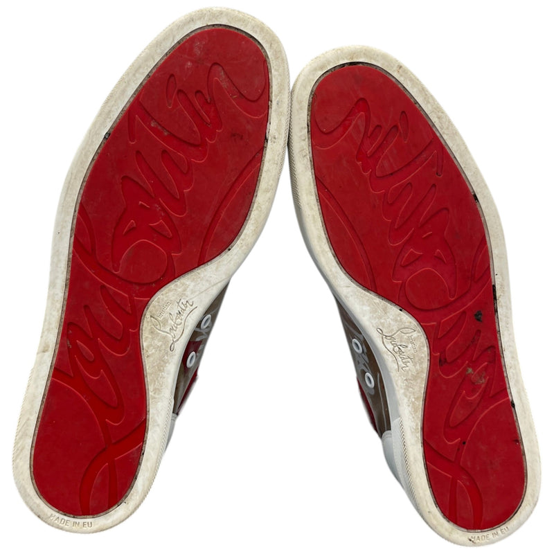 Men's Louis Loubi Kraft PVC High Trainers White Size UK 8 / EU 42