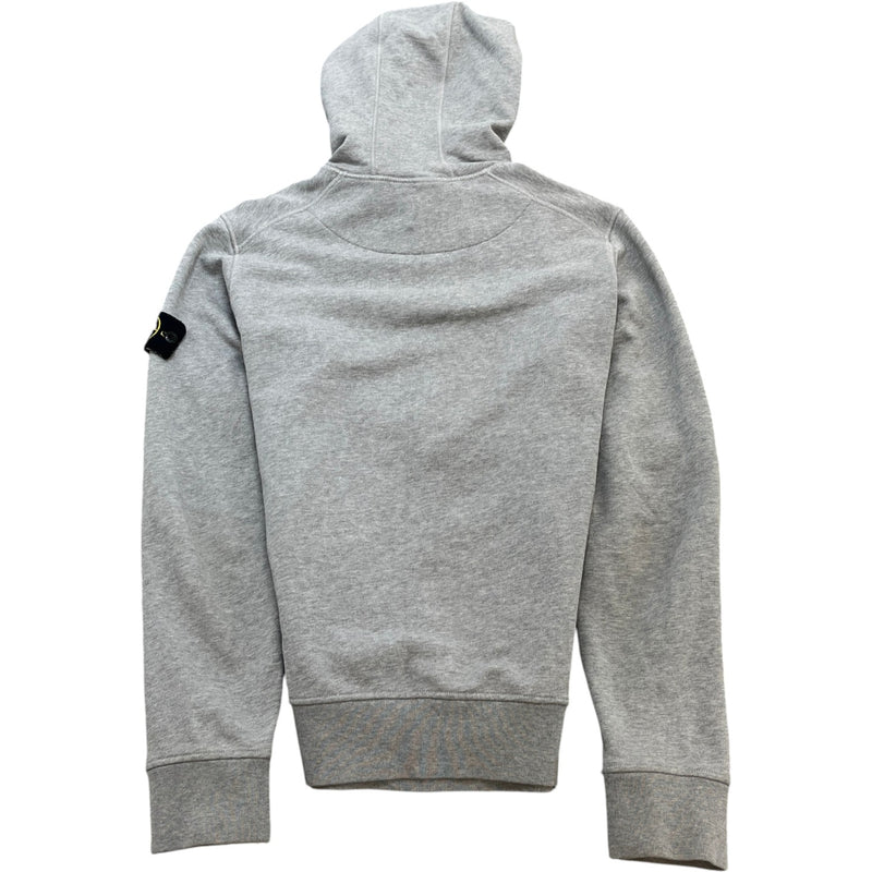 Men's Applique Logo Hoodie Grey Size S