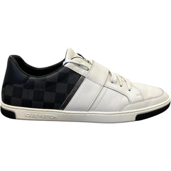Men's Damier Graphite Low Trainers White Size EU 42.5 / UK 8.5