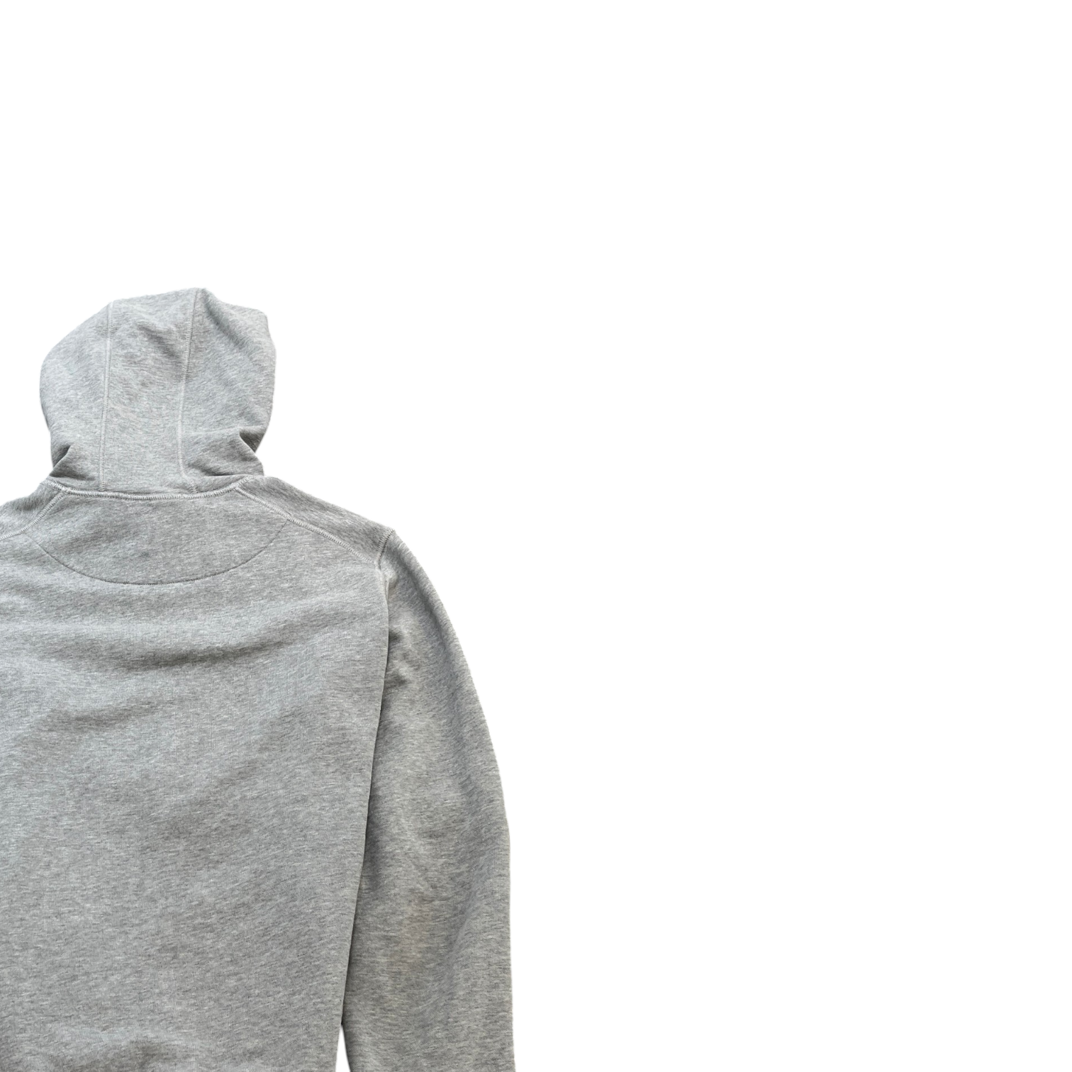 Men's Applique Logo Hoodie Grey Size S - Photo 4
