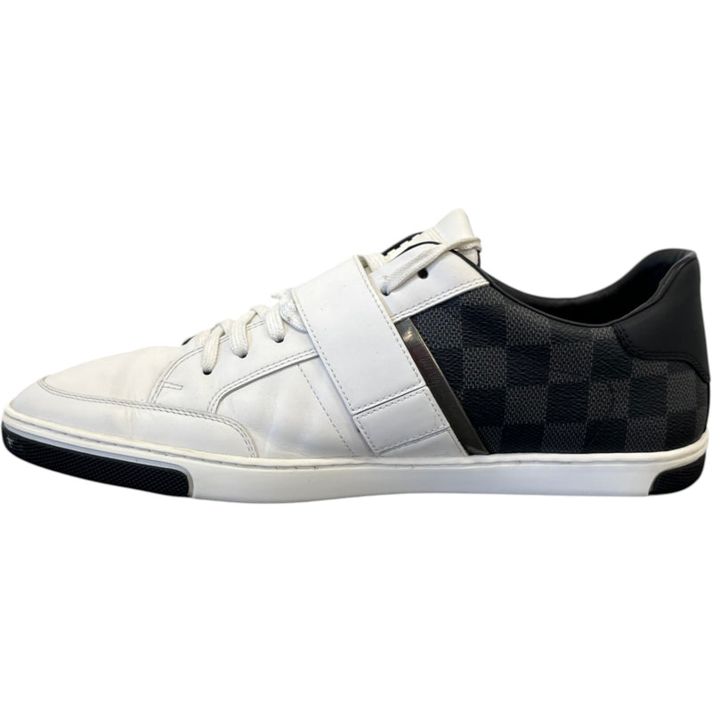Men's Damier Graphite Low Trainers White Size EU 42.5 / UK 8.5