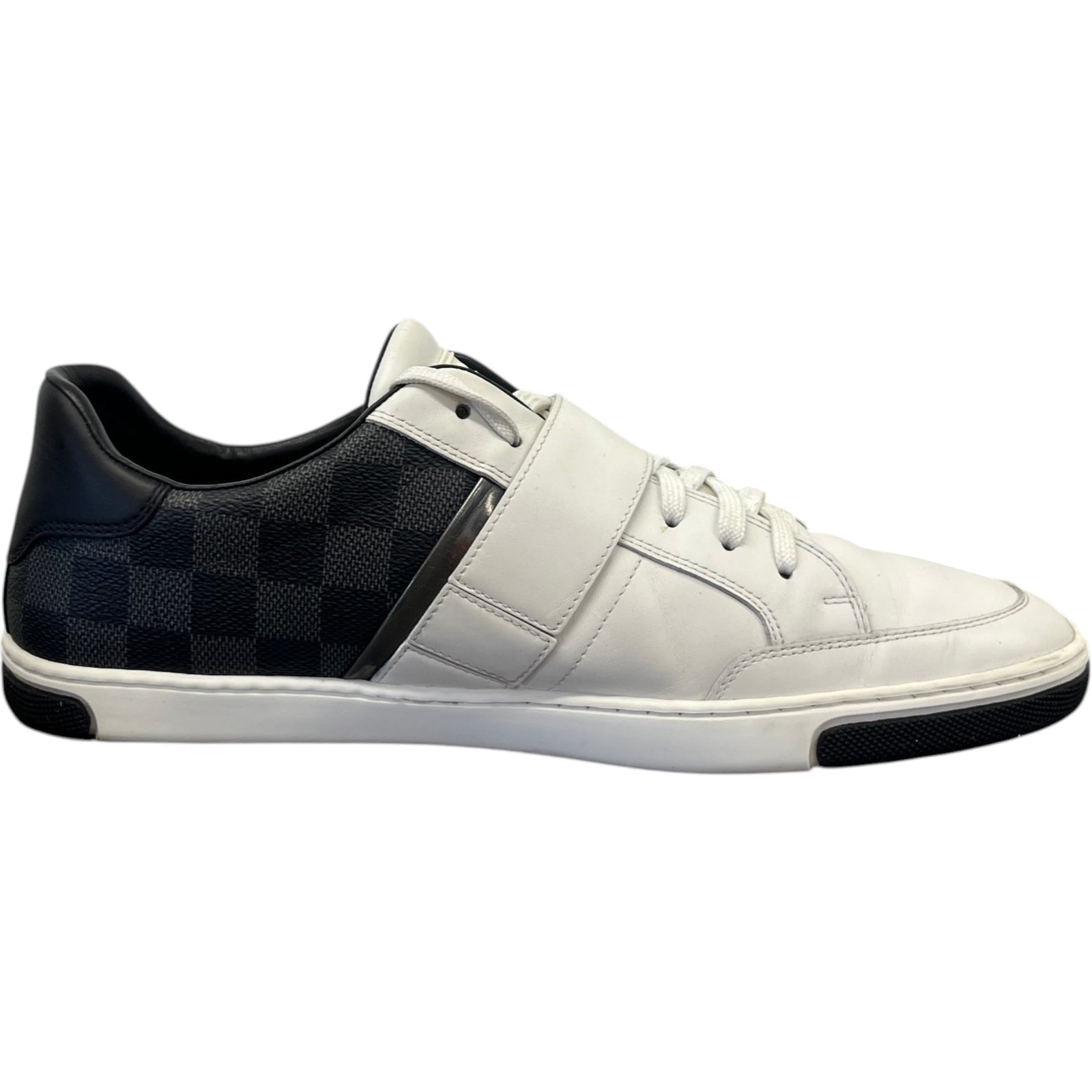 Men's Damier Graphite Low Trainers White Size EU 42.5 / UK 8.5 - Photo 4