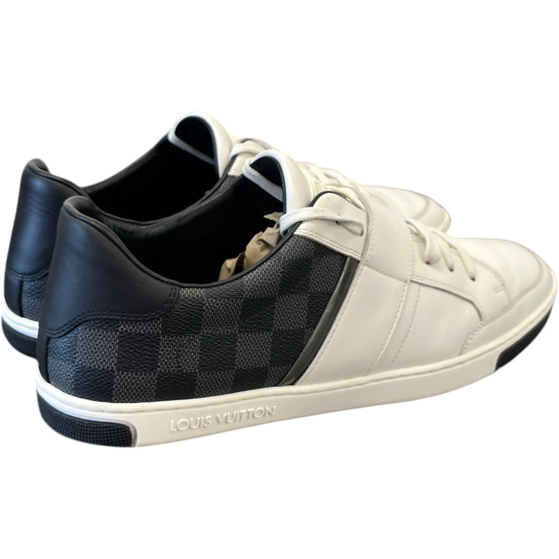 Men's Damier Graphite Low Trainers White Size EU 42.5 / UK 8.5