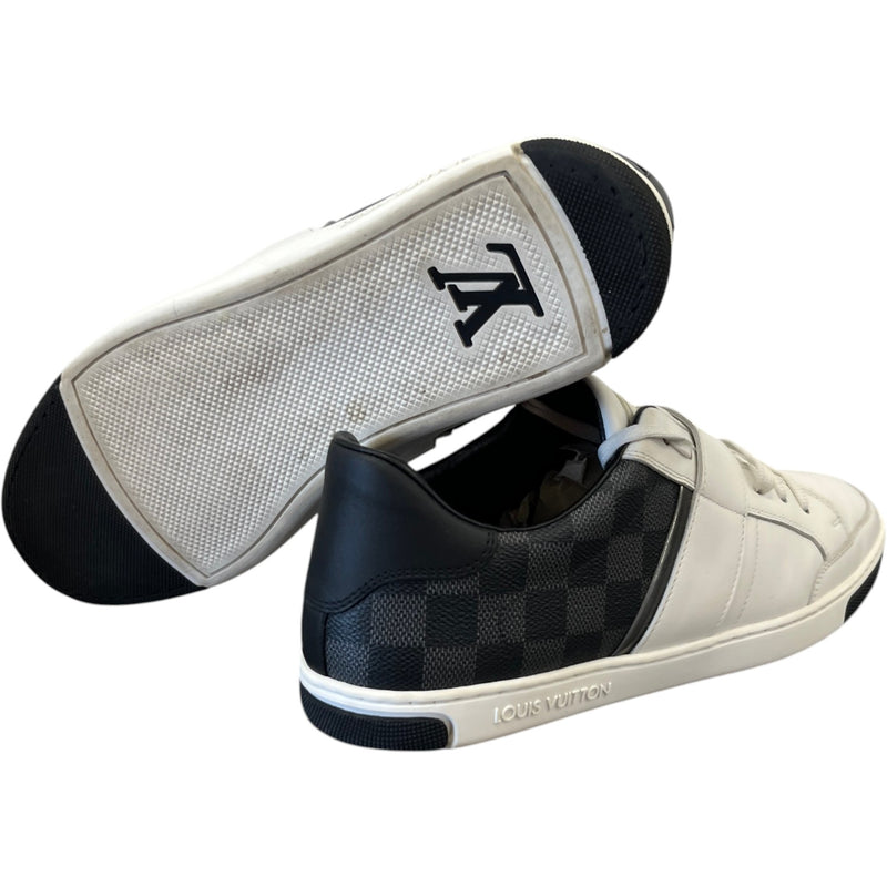 Men's Damier Graphite Low Trainers White Size EU 42.5 / UK 8.5