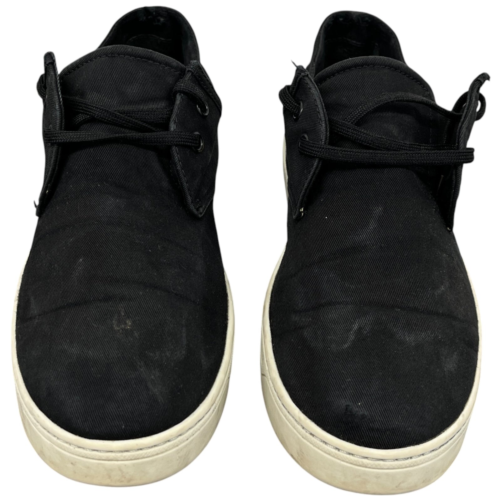 Men's Espadrille Lace Low Trainers Black Size EU 39.5 / UK 5.5 - Photo 6