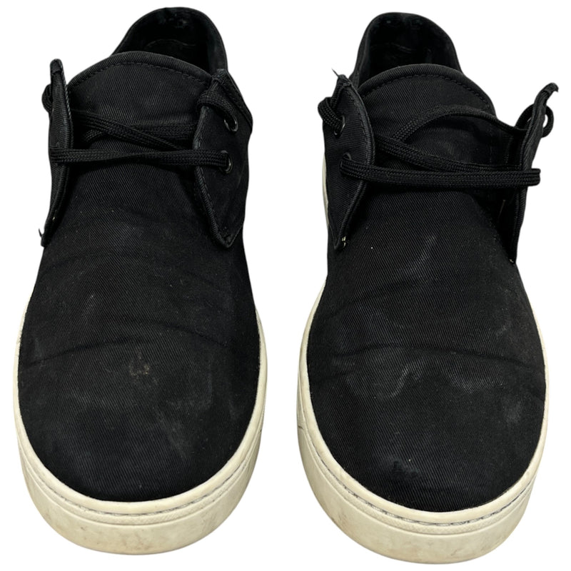 Men's Espadrille Lace Low Trainers Black Size EU 39.5 / UK 5.5
