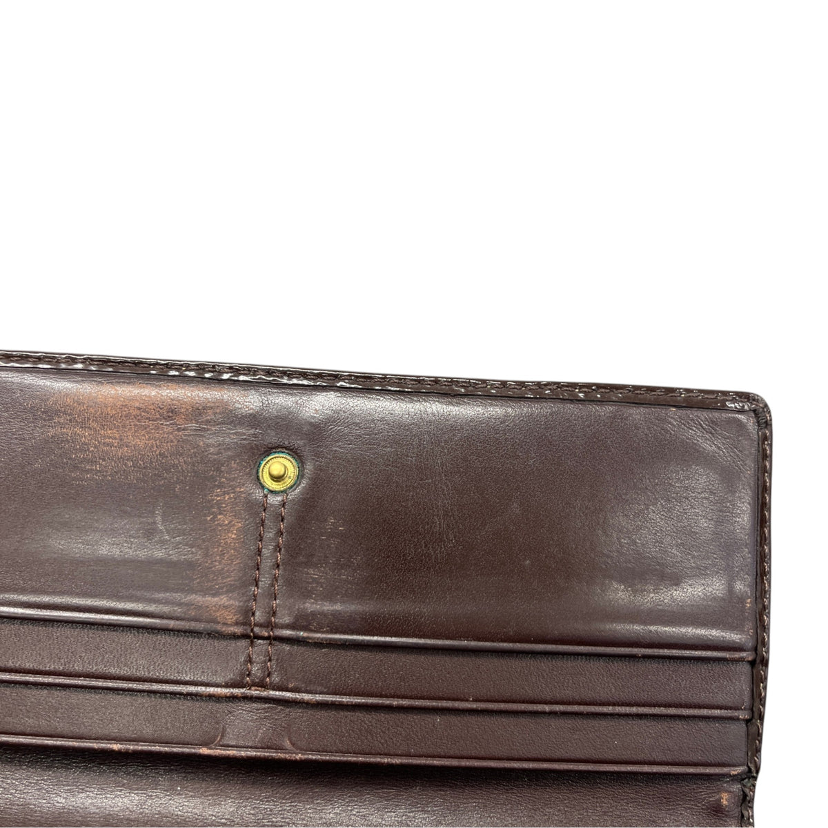Women's Signature Trifold Wallet Beige - Photo 9