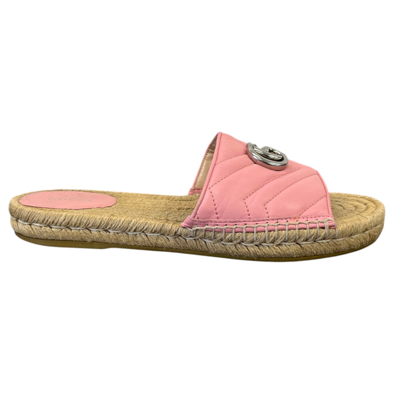 Women's GG Marmont Espadrilles Pink Size UK 7 / EU 40