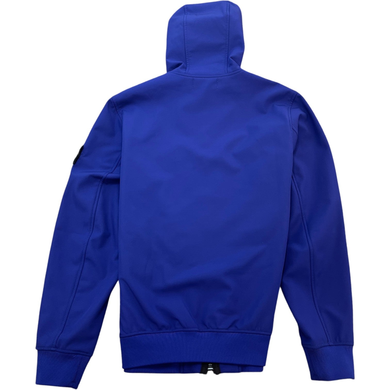 Men's Soft Shell Applique Logo Jacket Blue Size M - Photo 2
