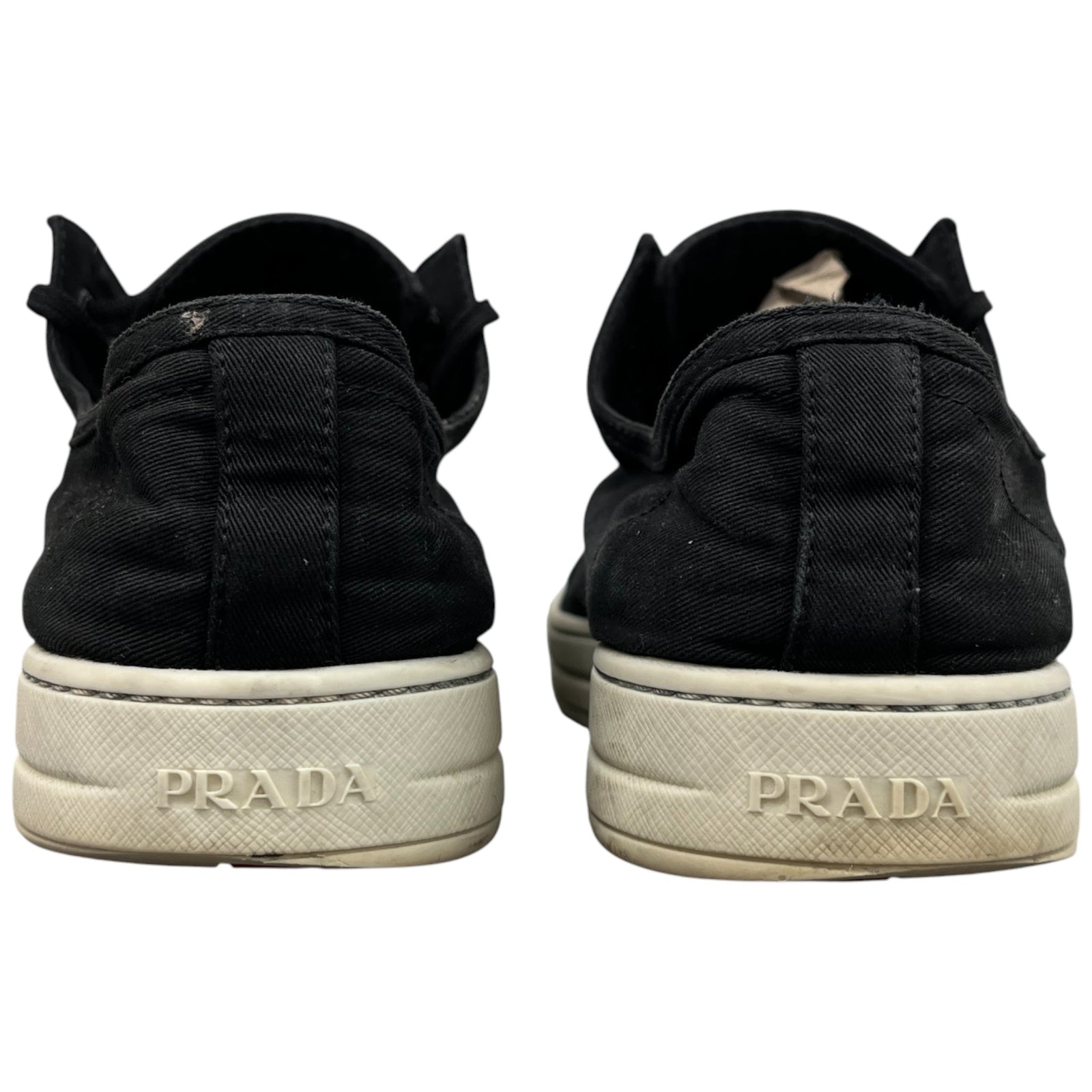 Men's Espadrille Lace Low Trainers Black Size EU 39.5 / UK 5.5 - Photo 7