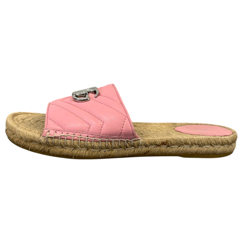 Women's GG Marmont Espadrilles Pink Size UK 7 / EU 40