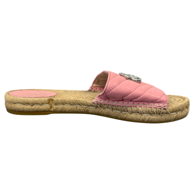 Women's GG Marmont Espadrilles Pink Size UK 7 / EU 40